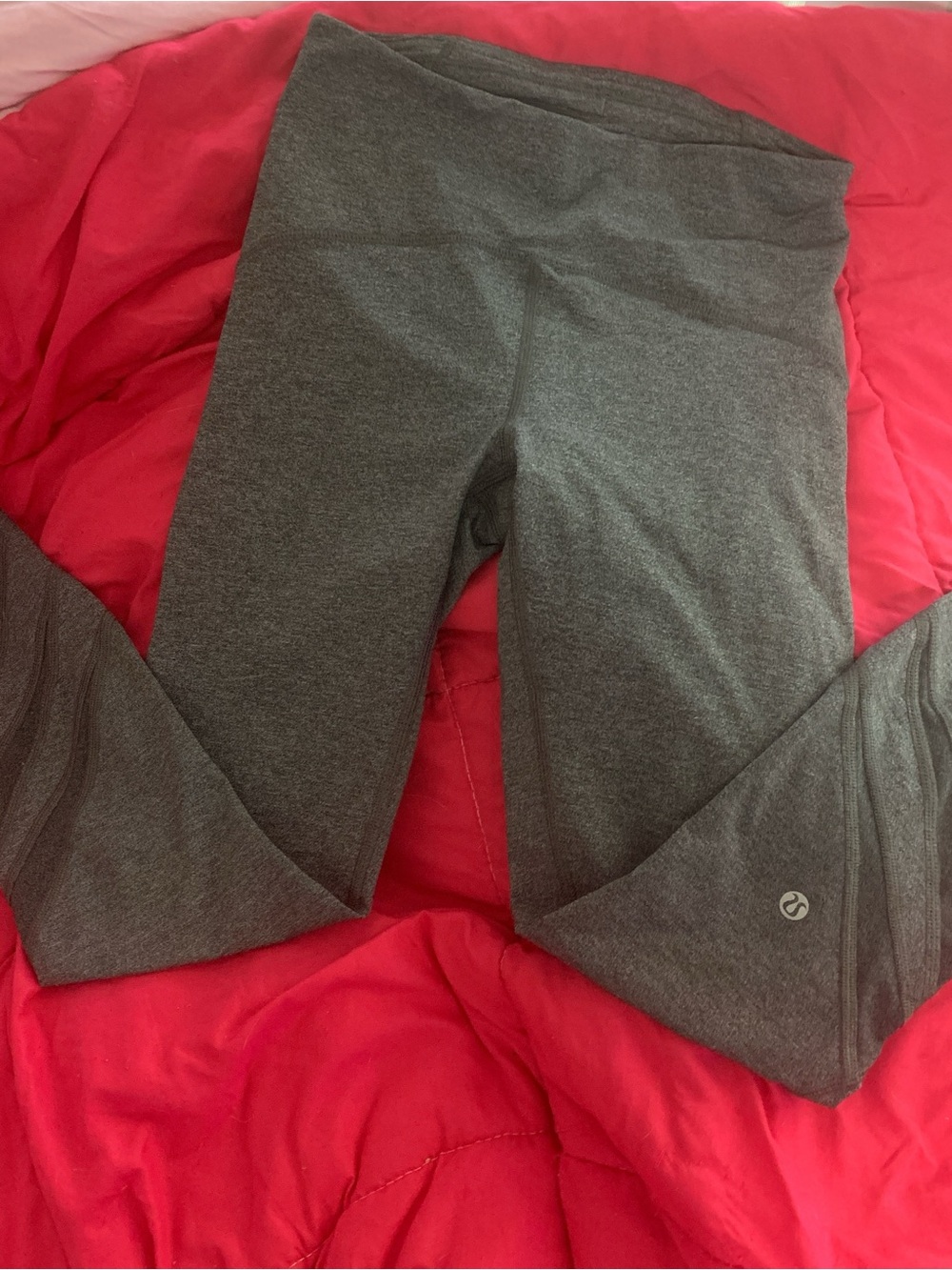 lululemon athletica Charcoal Gray High-Rise Performance Leggings